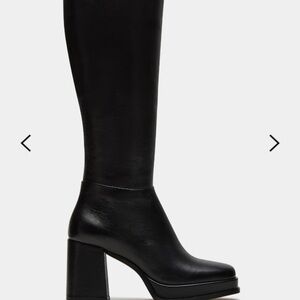 Steve Madden Black Heeled Boots